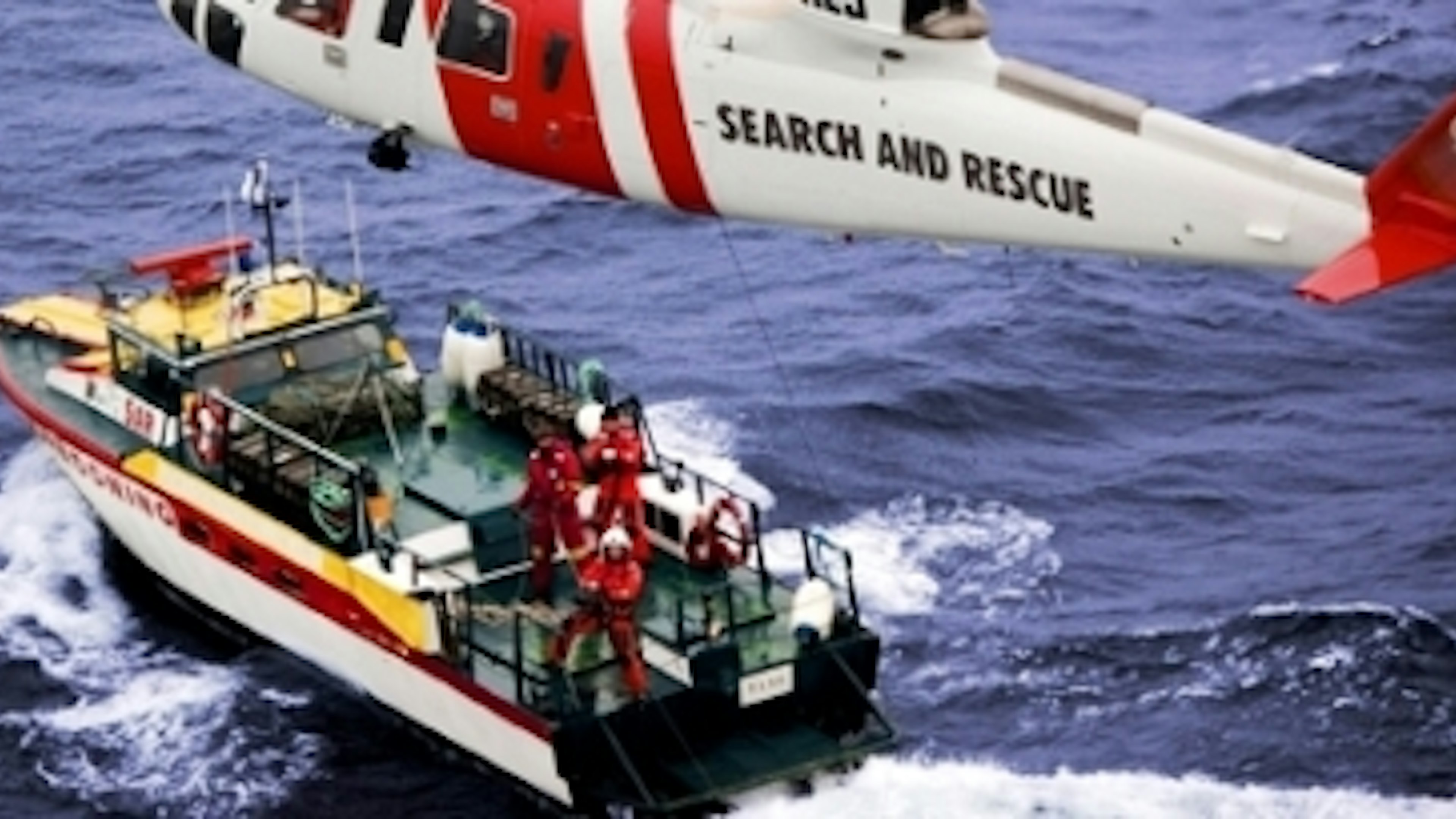 Vad sker på en övning i sjöräddning?