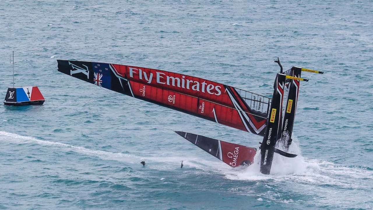Team NZL Capsize