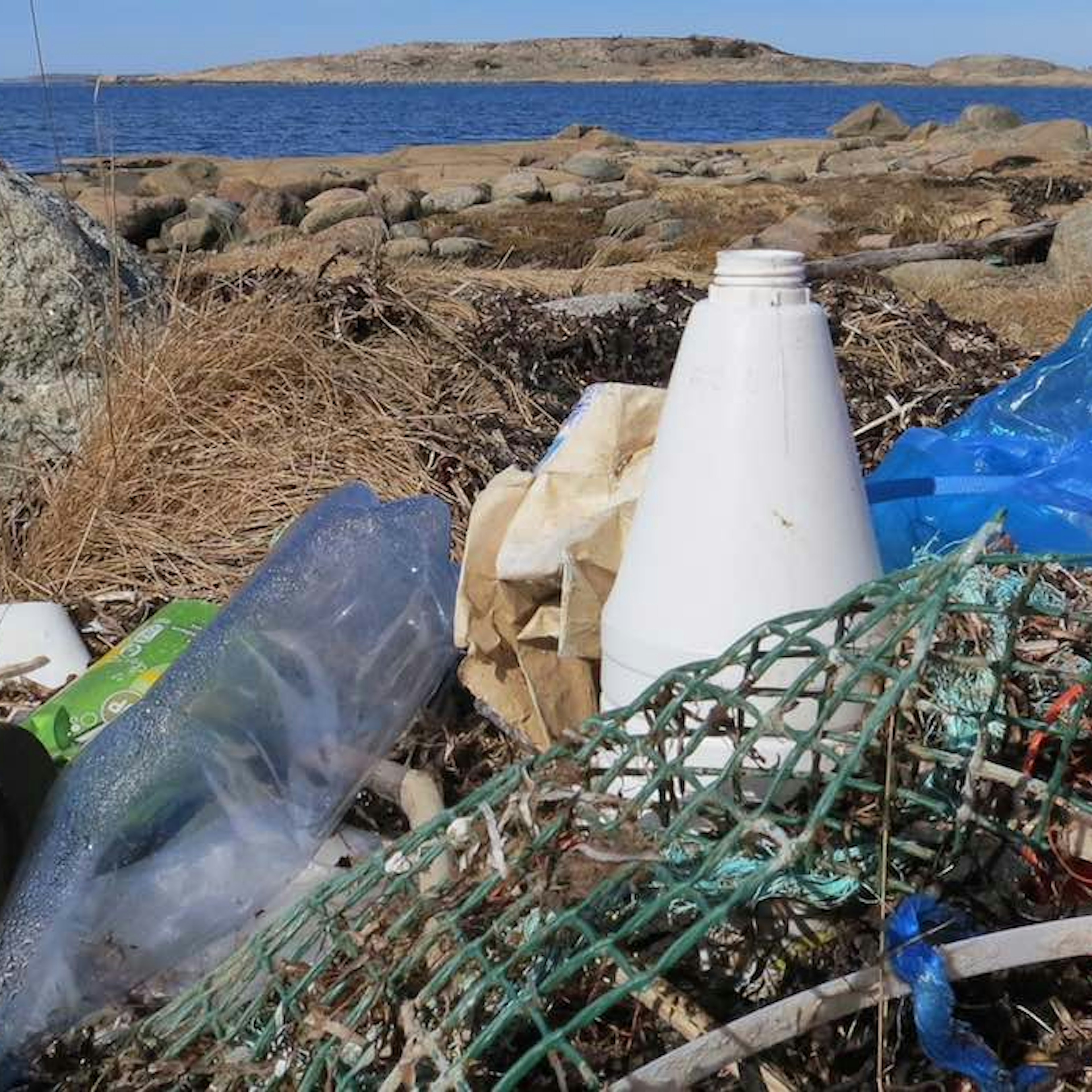 Plastskräp i havet blir optimistjollar.