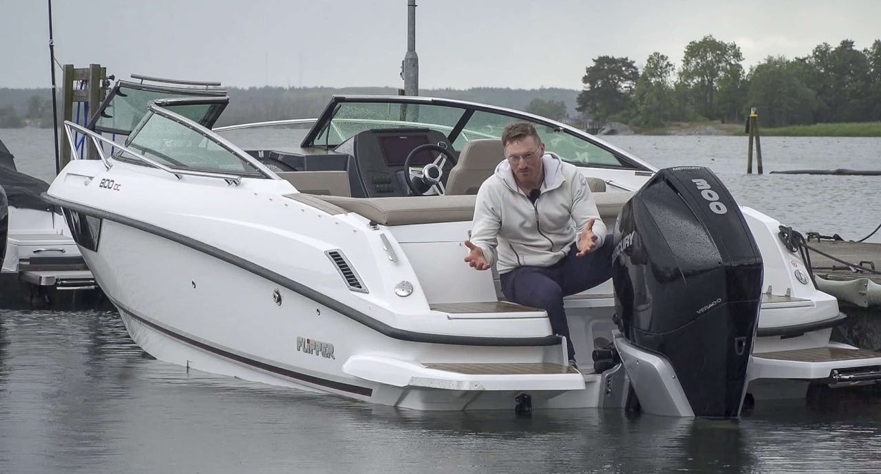 Flipper 800 DC – Hamnen.se testar familje daycruisern.
