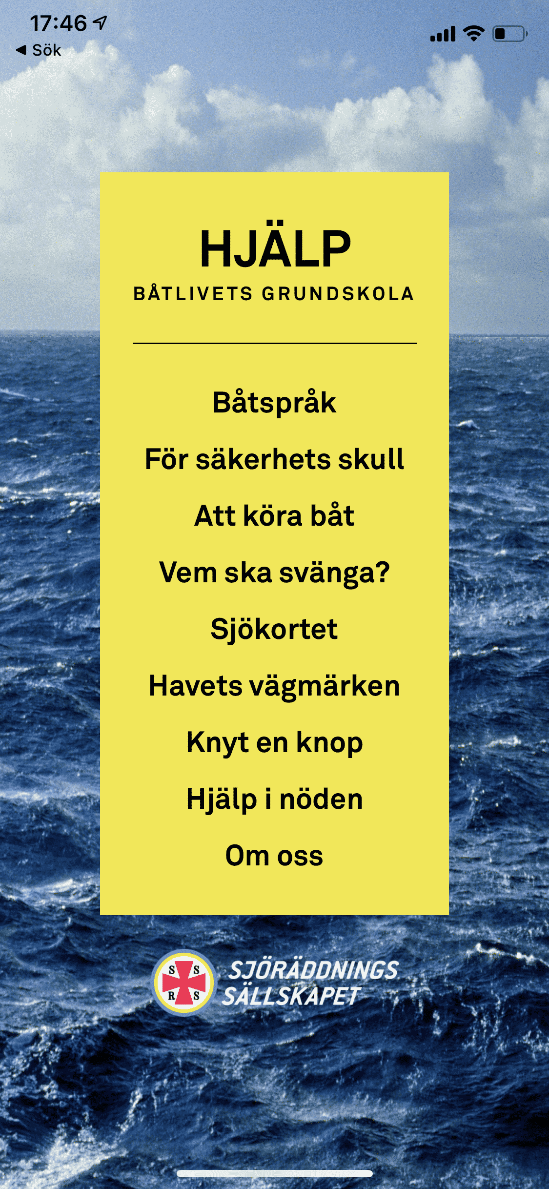 SSRS hjälp-app