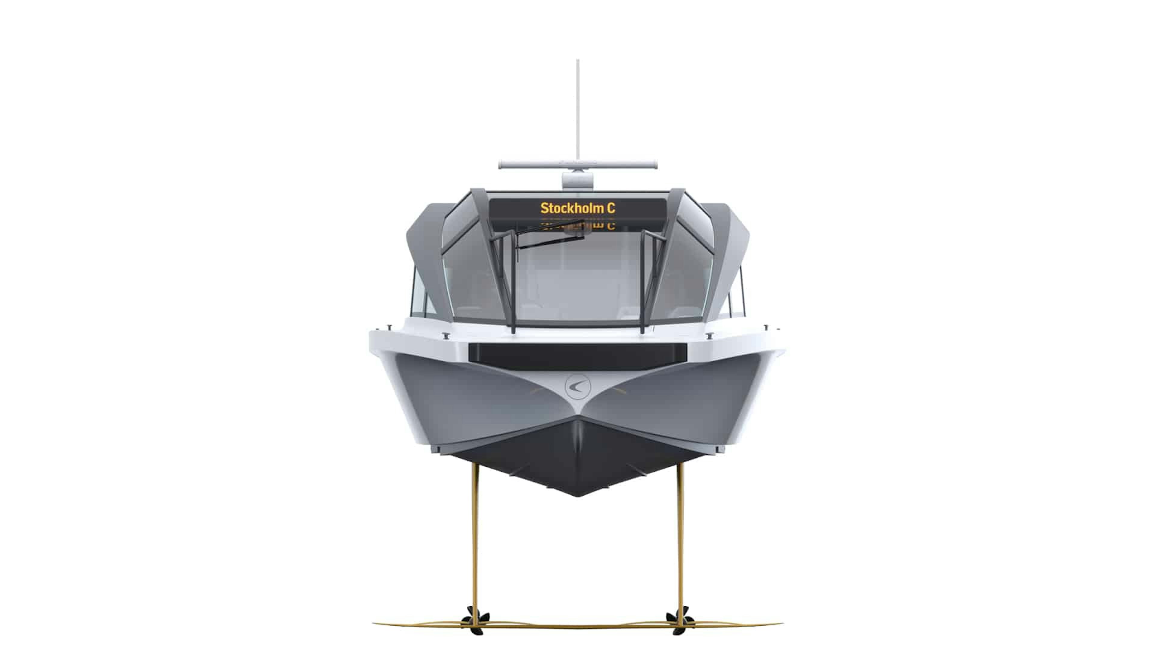 Electric foiling ferry from Candela