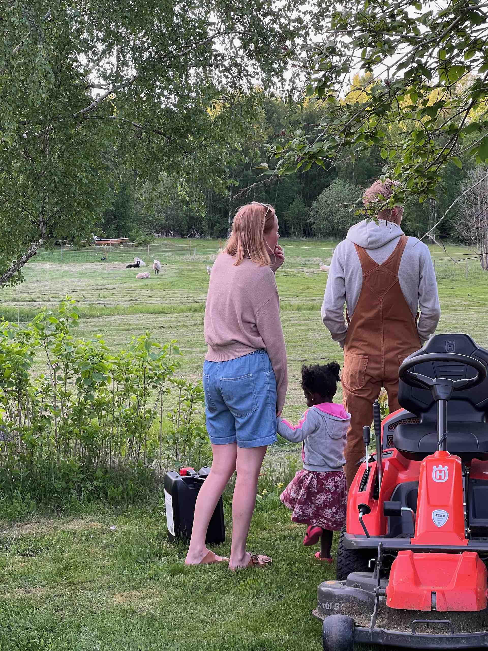 Barnfamilj_Storon_grasklippare
