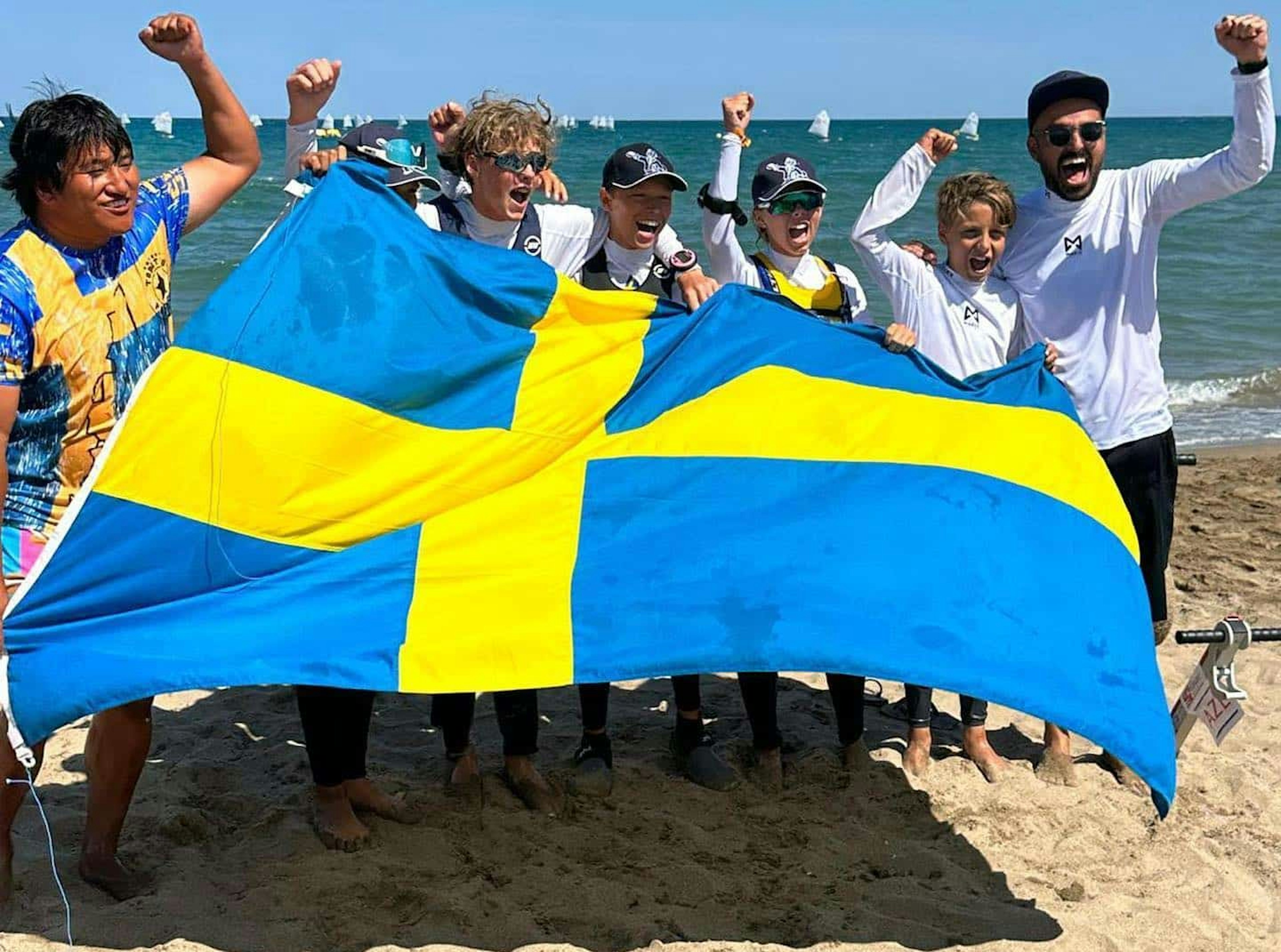 Optemist_VM_team_Sweden