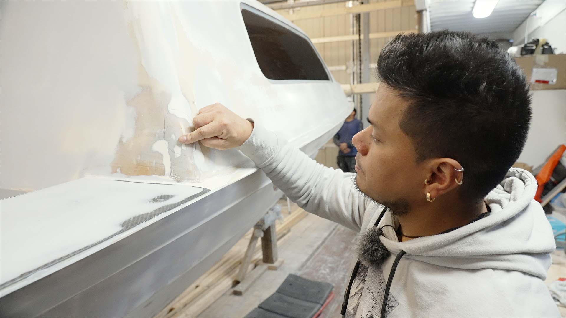 Banta-for-fart-gelcoatskada