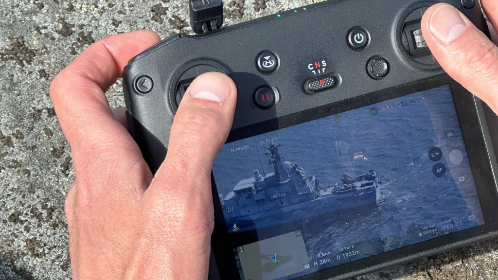 Drönare-marinen-display