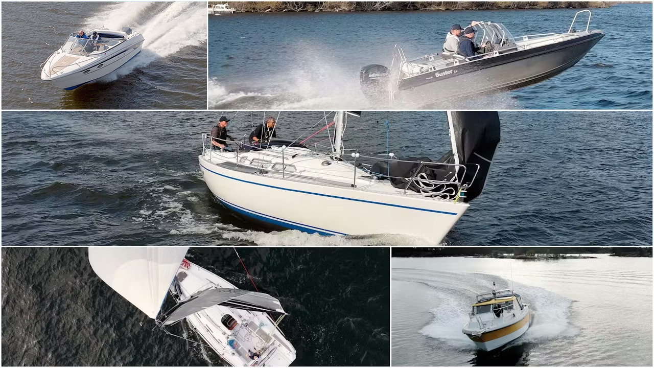 Motorbåtar och segelbåtar 2025