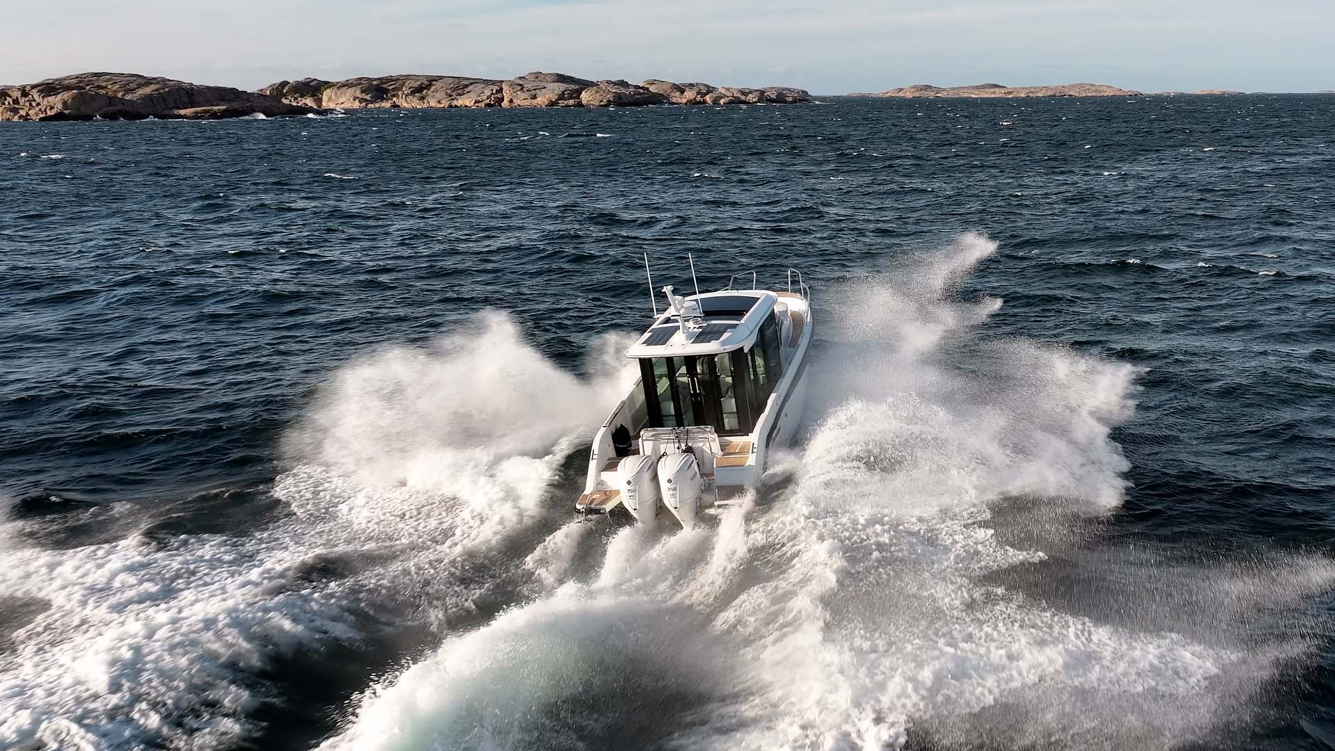 Yamarin Aura Cabin-Test–bakifrån