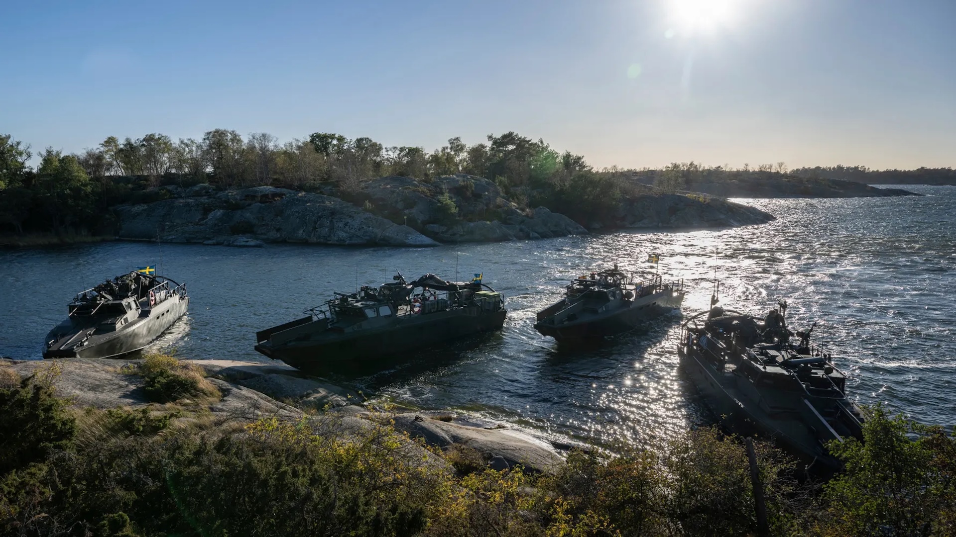 Militärövning-skärgården